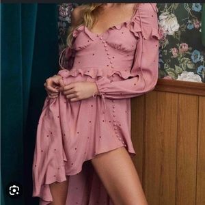 For love and lemons 
Rosie Ruffled Mini Dress